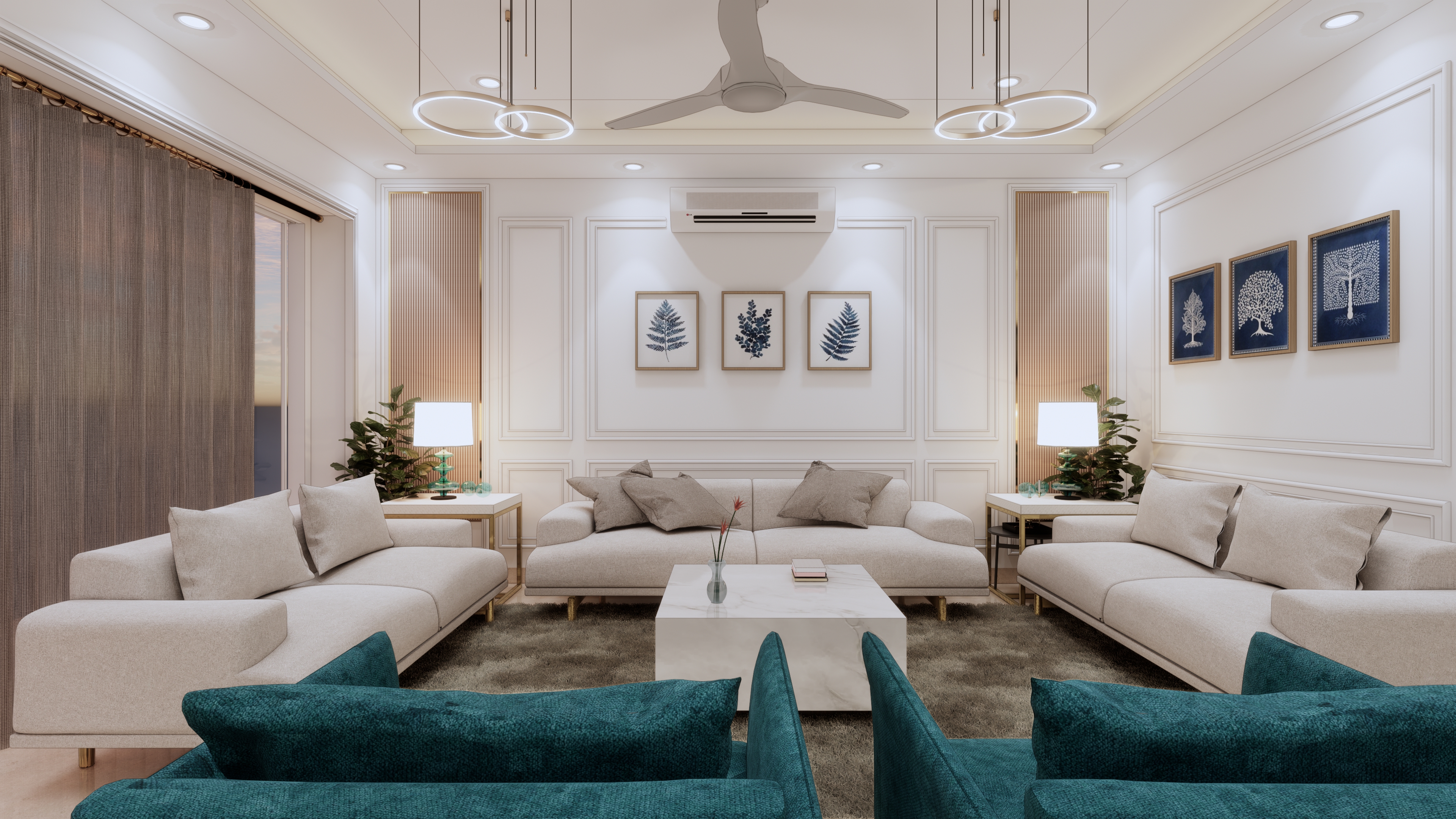 Minimalist Classical & contemporary Interior